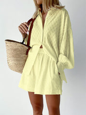 Cesca | Şık Gömlek & Şort Takımı (Neredeyse tükendi)