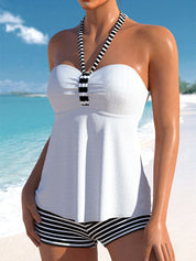 Ayelet™ | Striped Halter Tankini