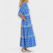 Juliette - Zincir Desenli Midi Elbise