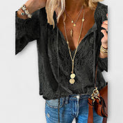 Lili - Dantel Detaylı Eşsiz Bluz