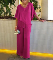 Martha™ - Zahmetsiz Geniş Paça Takım