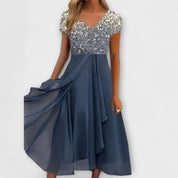 Lara - Kadın Chiffon Parti Elbisesi