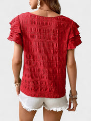 Charmaine - Eğlenceli Volanlarla Hafif ve Havalı Bluz