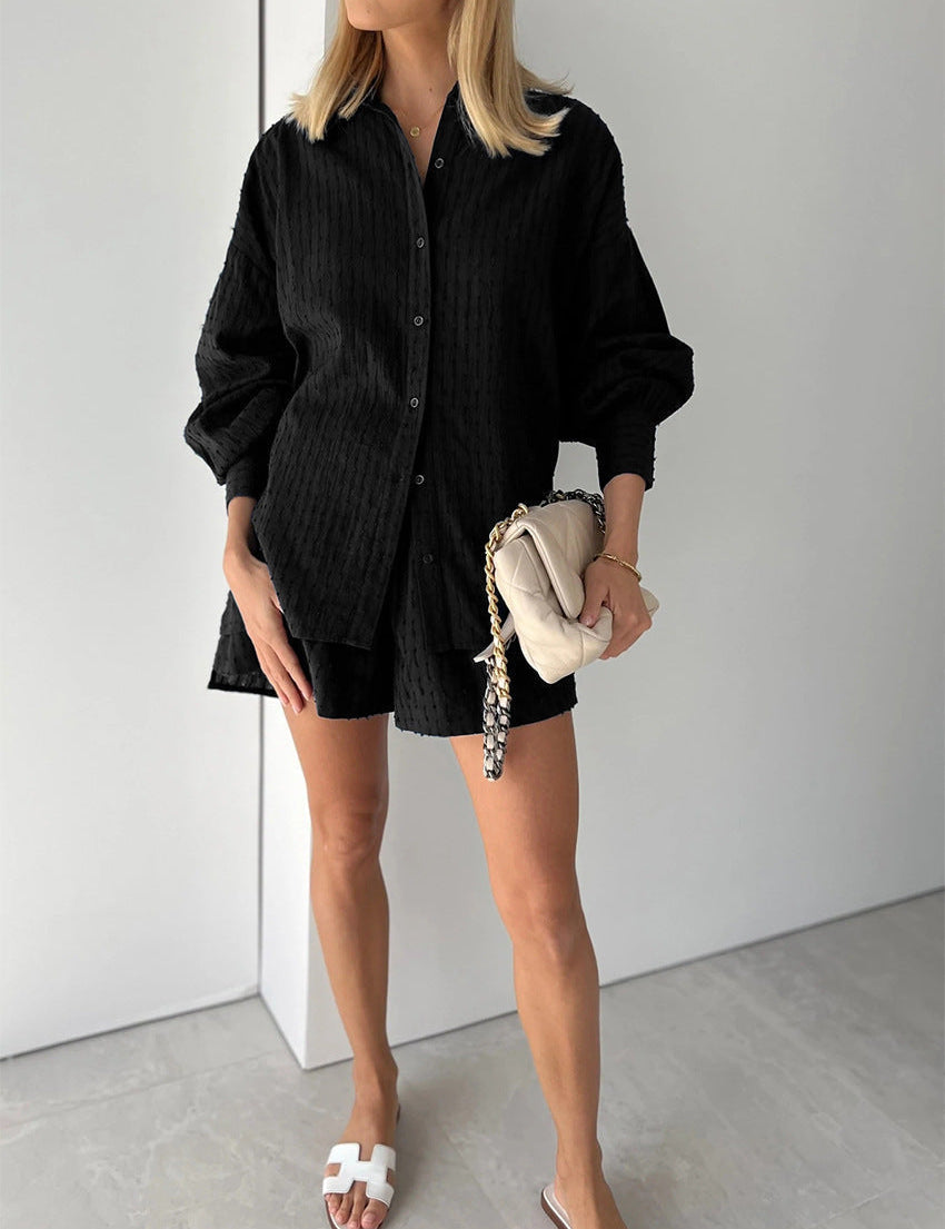 Cesca | Şık Gömlek & Şort Takımı (Neredeyse tükendi)