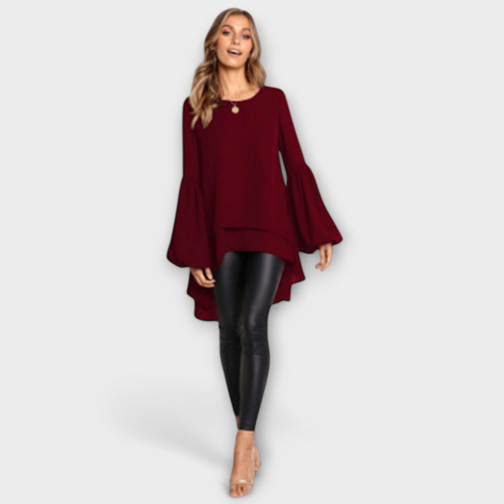 Aria – Yuvarlak Yaka Mükemmel Bahar Bluzu