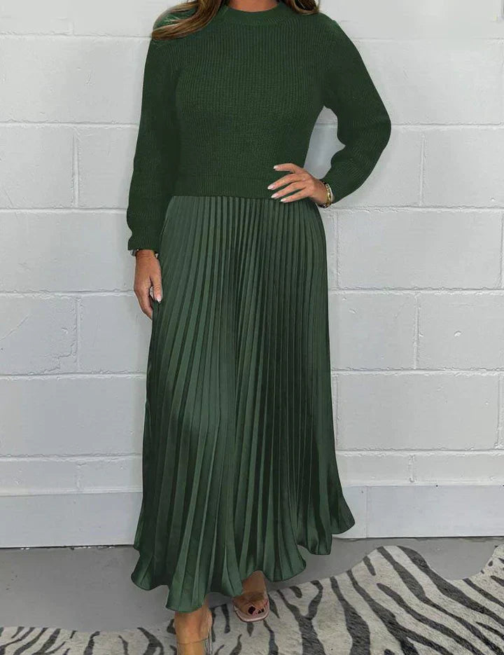 Kirstin | Şık Pliseli İki Parça Takım