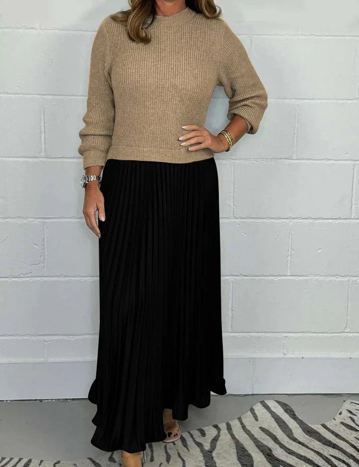 Kirstin | Şık Pliseli İki Parça Takım