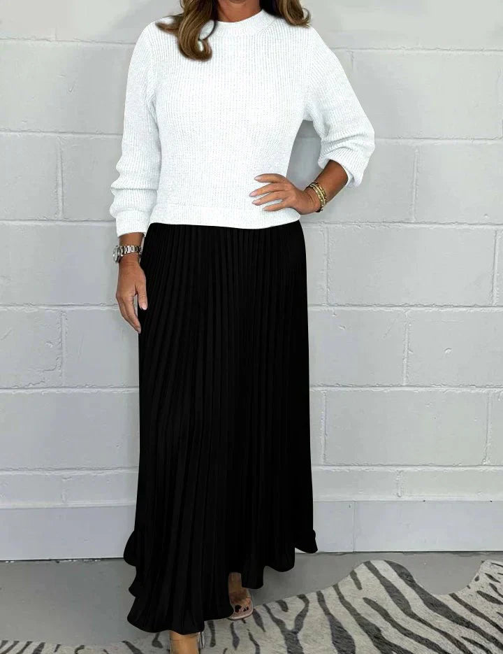 Kirstin | Şık Pliseli İki Parça Takım